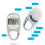 2X Multi-Function 3D Induction Pedometer Step Counting Accurate Portable  Fitness Walking Steps Counting 3