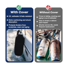 4 Pack Boat Covers 5" X 16" Marine Boat Cover, Boat Bumper Sleeves Boat Accessories