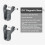 4X Maglink Quick Magnetic Buckle Base with Lanyard for Width Shoulder Strap Wrist Strap Enhanced Secure Attachment 3