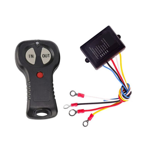 2X 12V/24V Wireless Handset  Controller Winch Remote Control System for  Electric Winch Control Kit 2
