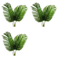 15 Pack Artificial Plants Leaves Faux Turtle Leaf Tropical Tree Leaves Imitation Leaf Artificial Plants