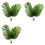 15 Pack Artificial  Plants Leaves Faux Turtle Leaf Tropical  Tree Leaves Imitation Leaf Artificial Plants 1