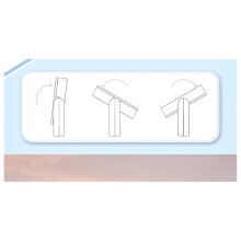 2X Tragbarer Magnetischer Ventilator für Kreuzfahrtschiffe mit 5000 MAh USB-Akku für Reiseküche, Büro, Kabine, Weiß
