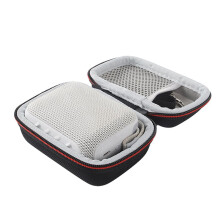 2X para Estojo de Alto-Falante Portátil para GO 4 - Bolsa de Armazenamento Anti-Riscos, Estojo À Prova de Choque com Mosquetão, Acessórios de