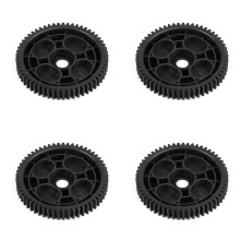 4X Ingranaggio Cilindrico 57 Denti Sostituzione Parti Ingranaggio Principale Adatto per 1/5 HPI ROVAN ROFUN BAJA 5B RC Ricambi Auto-66062