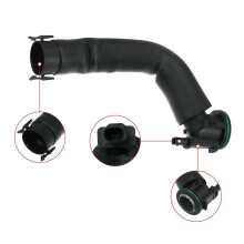 2X Engine Valve Cover Vent Hose 11127588417 for X1 X3 X4 X5 X6 2.0L N20 228I 320I 328I 428I 2009-2019 Crankcase Hose