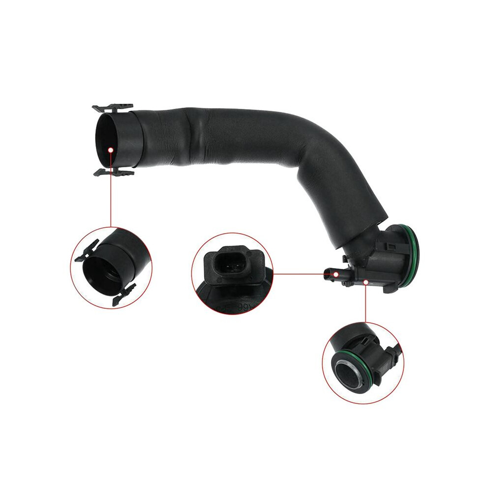 2X Engine Valve Cover Vent Hose 11127588417 For X1 X3 X4 X5 X6 2.0L N20 228I 320I 328I 428I 2009-2019 Crankcase Hose 6031282905725