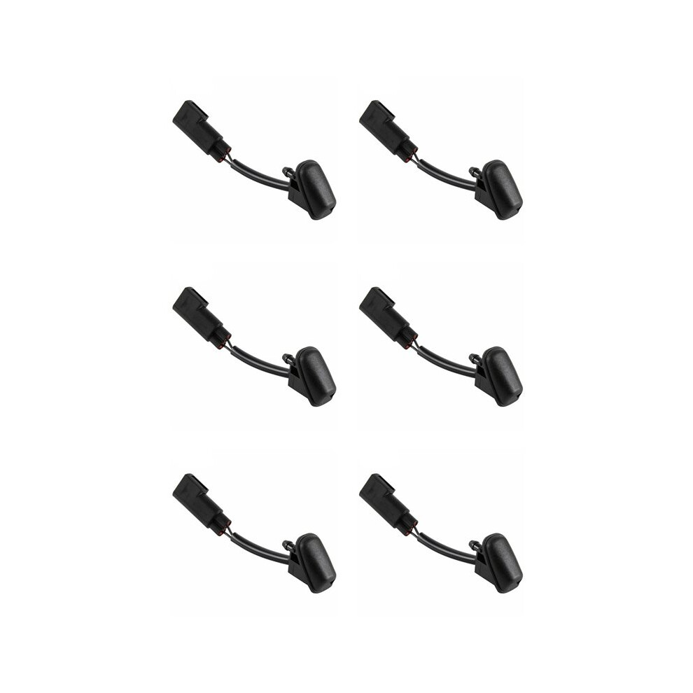 6X Front Windshield Washer Nozzle Jet With Heating 1708797 Bm5117666bb For Focus Escape Mondeo 2012-2018 6031137905016