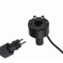 6X RGB 6 LED AC12V Vattenfontänlampa med 2-Polig Anslutning Undervattensdammlampor Vattenfunktionslampor för Pool, Trädgård