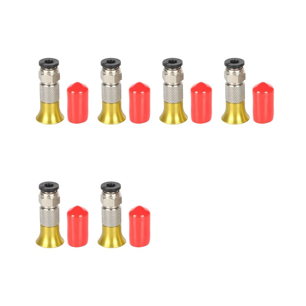6X Pc4-M6 Pneumatic Straight Connector 3D Printer Filament Dryer Box 4X2.5mm Ptfe Tube 1.75Mm M6 Feed Fitting Coupler 6034074169916
