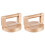 2X Wood Baren for Printmaking, Smooth Varnished Bottom for Even Pressure, Ergonomic Handle for Comfortable Use 1