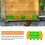 30 Pack Beehive Entrance Reducer, Bee Hive Mouse Guard 8 Frame,12.5Inch Plastic Beehive Sliding Mouse Guards 6