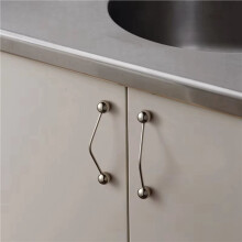 5X Design Furniture Handles Bar Pulls High-End French Drawer Knobs with Round  Dresser Handles