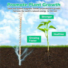 30Pcs Electroculture Plant Stakes,12 Inch Copper Coil Antennas Garden Stakes Electronic Planting for Vegetable Garden