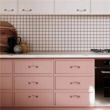 5X Poignées de Meubles Design, Poignées de Tiroir Françaises Haut de Gamme avec Poignées de Commode Rondes