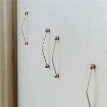 5X Design Furniture Handles Bar Pulls High-End French Drawer Knobs with Round Dresser Handles
