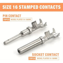 752pcs Deutsch DT Series Connector Assortment, Size 16 Stamped Contacts, Waterproof Automotive Electrical Connectors