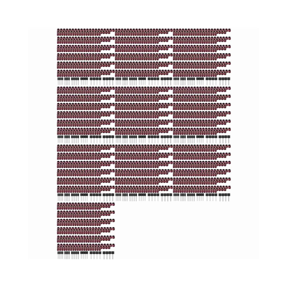 3840 Pieces Drum Sander Set Including 3600 Pieces Nail Sanding Band Sleeves And 240 Pieces Drum Mandrels For Rotary Tool 6031441855533