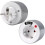 3X Timer Socket, Timer Digital Single  Rotating Countdown Timer 15 Minutes to 24 Hours with LED Digital EU Plug 6