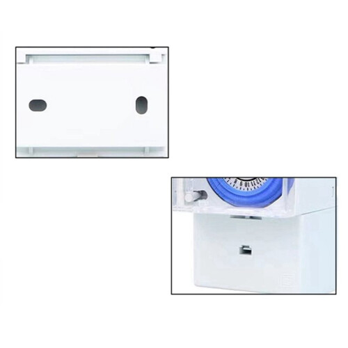 2X Mechanical Timer 24 Hours   Relay Electrical Programmable Timer 24 Hour SUL181H Din Rail Timer 2