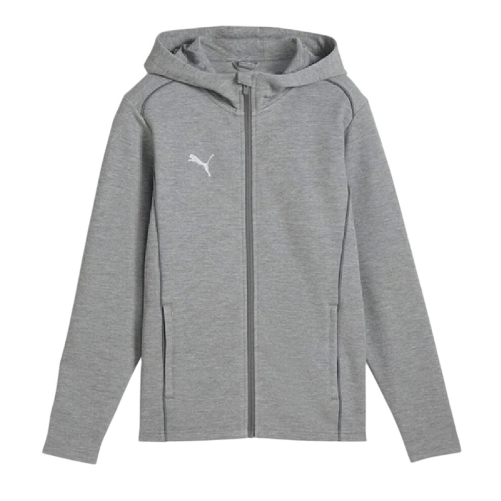 Puma (5-6 Years, Grey) Childrens/Kids Teamfinal Casuals Hooded Jacket