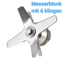 8X Blenders Blades for TWK TM-767 TM-800 JTC-767 JTC-800 Stainless Blade Mixer Spare Parts