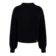 (10 UK, Black) Timberland Womens/Ladies Relaxed Fit Long-Sleeved Jumper