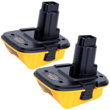 2 Pack DCA1820 Adapter Kompatibel med 18v till 20v, för 20V Max Batteri DCB203 till 18V XRP NiCad NiMh