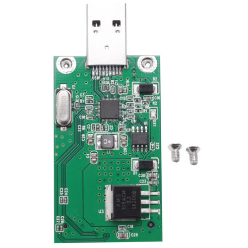2X MSATA to USB 3.0 Adapter Card MSATA SSD Adapter USB Disk Driver Conversion Card 2