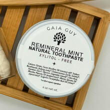 Remineral Mint (Xylitol-Fri) | Naturlig Tandkräm | Fräschar Andedräkt | Vegansk | Fluoridfri och Djurvänlig