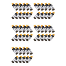 50PCS RJ45 Waterproof Panel Connector, Cat5e Ethernet Socket, Metal Ethernet Cable Connector for Industrial Home Network