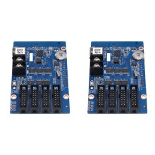2X HD-WF4 RGB Siebenfarben-Klein-LED-Display WIFI-Steuerkartenmodul 384W X 256H Pixel HUB75-Schnittstellen-Controller-Panelkarte