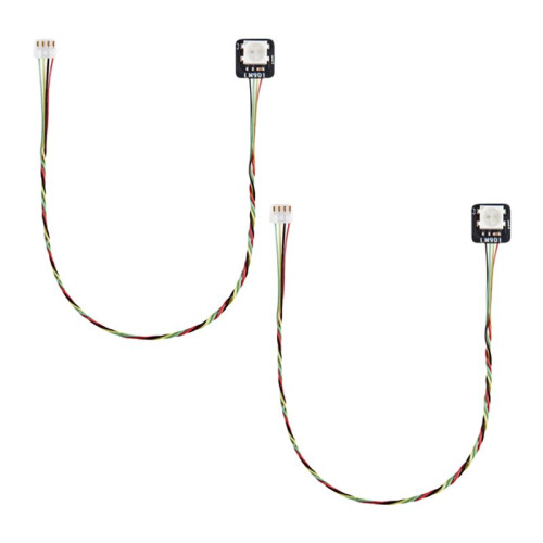 4PCS for  CyberBrick WS2812 RGB LED Light Board IDC0.8 4-Pin Connector 3D Printed Model Components 1