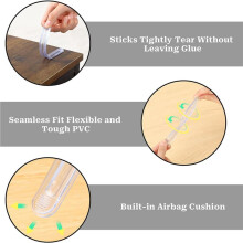 Rubber Chair Wall Protector From Chair Back,30 Pack Clear Furniture Bumpers Silicone Cabinet Door