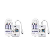 2X WiFi SPI Pixel LED-Lichtstreifen-Controller Musik-Sprachfernbedienung Traumfarben-Lichtbänder APP-Steuerung Dimmer
