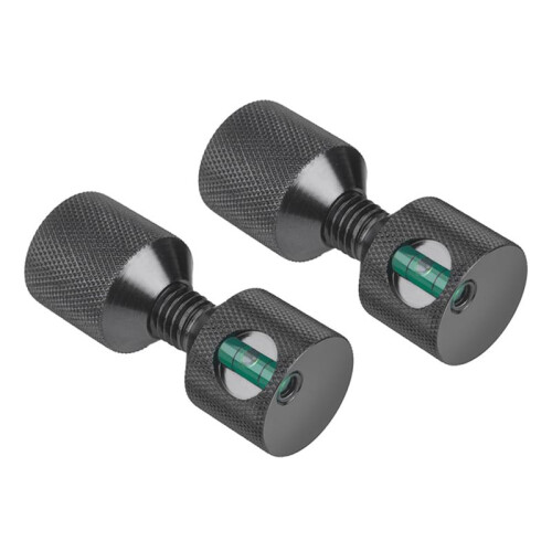 4 Peças de 1-1/8 Polegadas de Pino de Alinhamento de Flange de Alumínio com Dois Furos, Pinos de Posicionamento de Gradiente com Dois Furos para 2