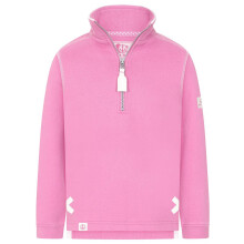 (5-6 Years, Candyfloss) Lazy Jacks Girls Quarter Zip Sweatshirt