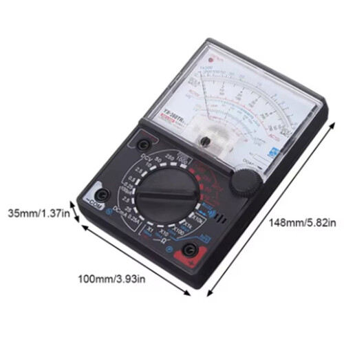 2X YX-360TRE-L-B Pointer Multimeter AC  Measure with Tester Pen Indicator Light Beeping Ammeter Voltmeter Resistance 2