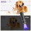 2X  Light Flashlight for Pet Urine Detection, Portable UV 395 Nm Light Torch,  LED Detector 3