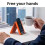 2X Arbitrarily Foldable  Deformation Multi Functional Lazy Stand Universal Desktop Holder 6