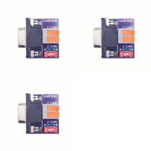 3X CAN Adapter Board DB9 Female Screw-Free 120 Ohm Resistor USB to PCAN Interface Board Can Adapter Board