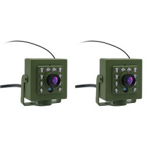 2X 5 Million Wifi Bird Box Camera Audio 1920P IR CUT Night Vision RTSP FTP IP IPC Pet Nest Bird Watching 2.8mm Lens