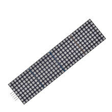 2X MAX7219 Punktmatrixmodul 8x8 Gemeinsame Kathode LED-Anzeige 5V 4-in-1 mit DuPont-Kabel für DIY-Projekte B