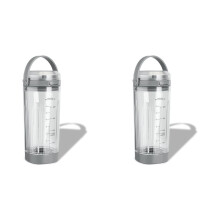 2X 18oz Blending Vessel Cup & Vessel Cap & Sip Lid with Carry Handle,for  Blast BC100 Series and BC151 Series