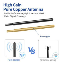 3X 868MHz 915MHz LORA Antenne Helium Hotspot Magnetische Basis 38dbi High Gain SMA Male 3 Meter Kabel Koperen Staaf 800-960mhz