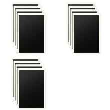12 Vellen Lasergraveermarkeerpapier, 15,35x10,63 Inch Laserkleurengraveerpapier (Zwart, 39x27cm)