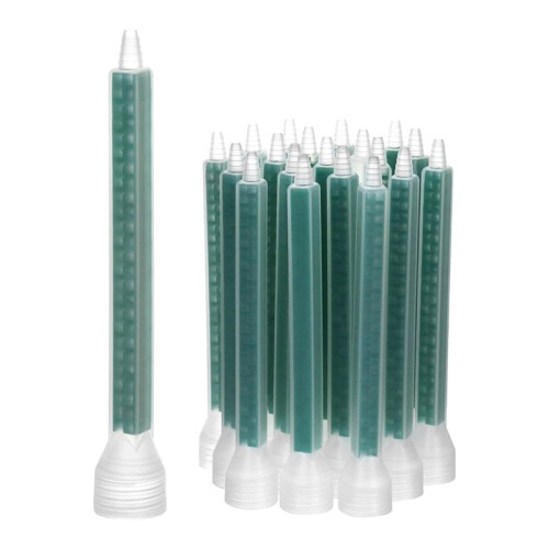 24 Element Epoxy Mixing Nozzle, Static Mixing Nozzle Tip for Adhesive Cartridges 80pcs 1