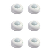 6X Détecteur de Mouvement de Plafond Réglable à 360, Interrupteur D'Éclairage D'Occupation pour Économie D'Énergie et Sécurité