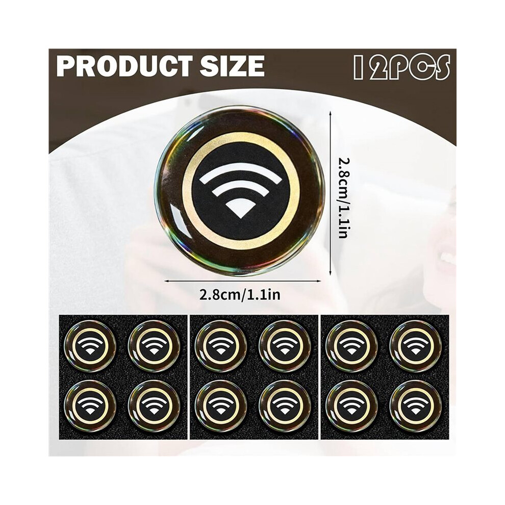 24 Pcs Emf Blocker For Cell Phone,Radiation Blocker For Cell Phone,Emf Stickers 4713091456767