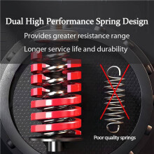 2X Grip Strength Trainer Adjustable Distance/Resistance 20-260LBSes, Ergonomic Non-Slip Rubber Hand Gripper